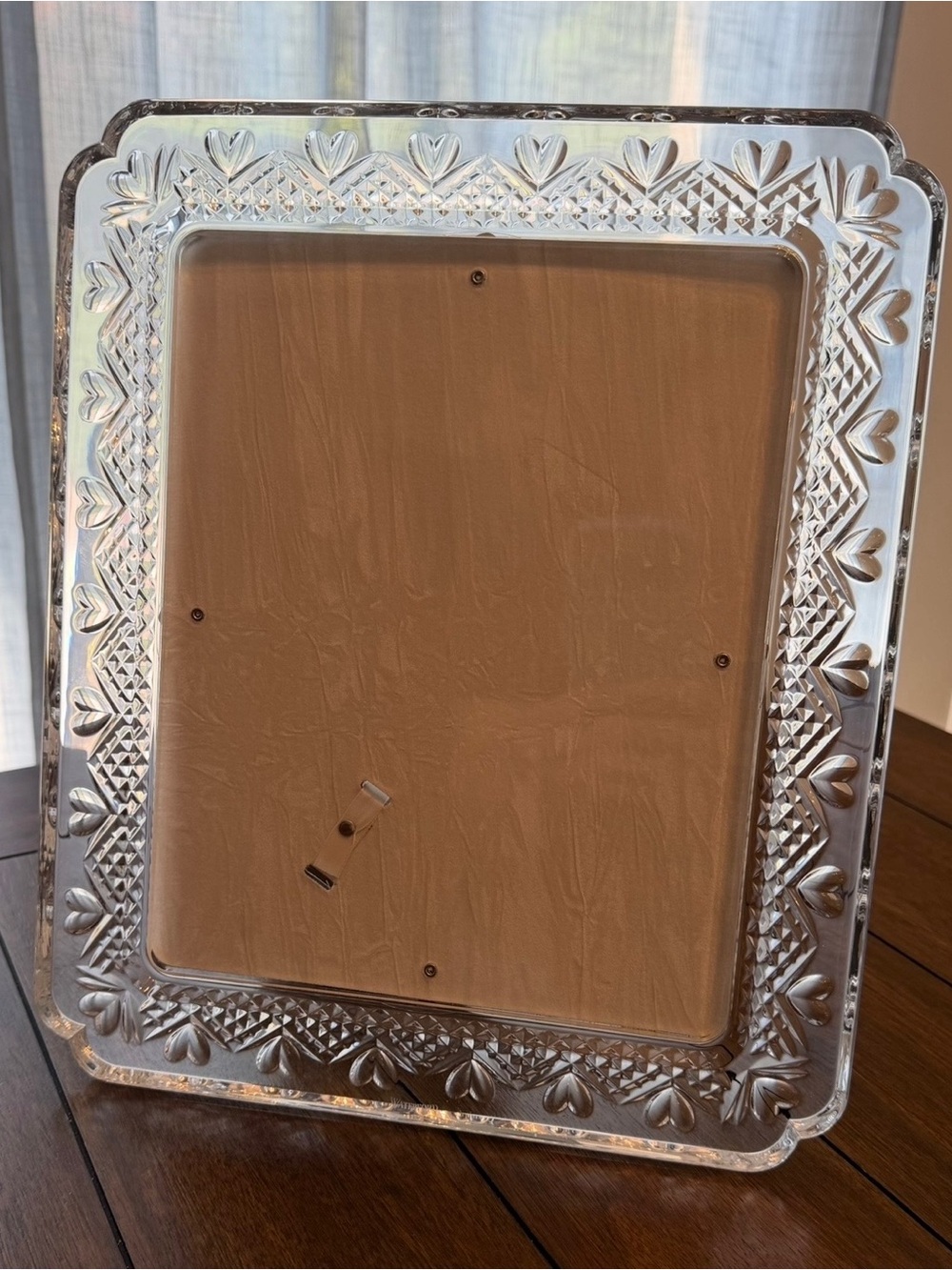 Waterford Crystal Clear Cut-Glass Picture Frame
